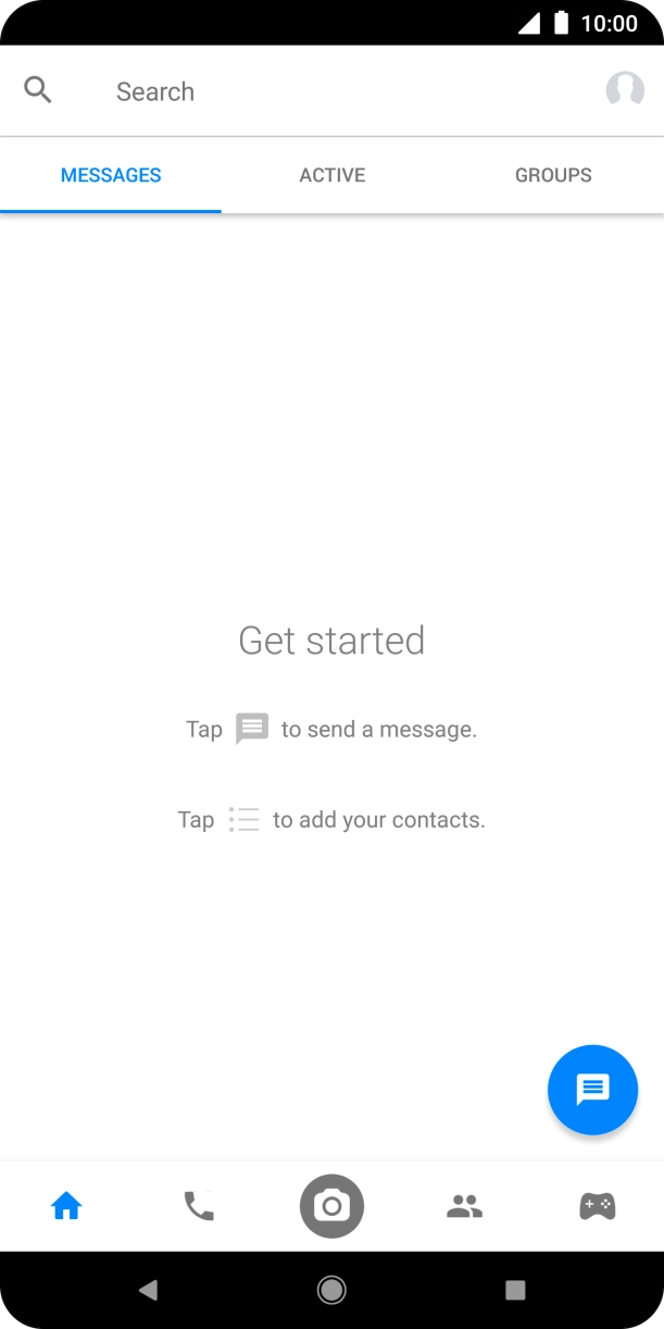 Press the new message icon.