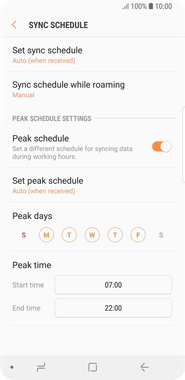 Press the Return key.