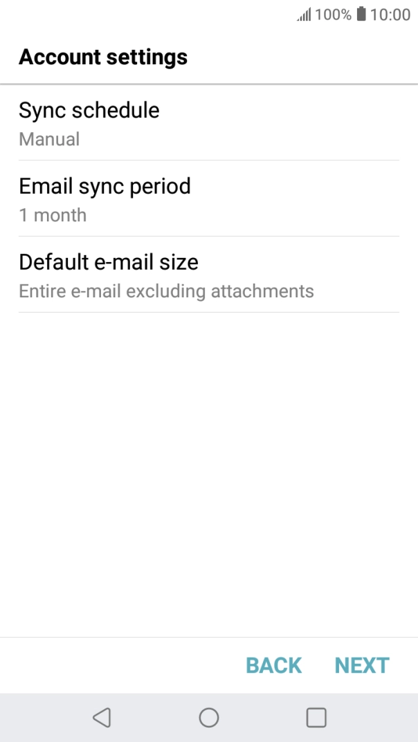 Press Sync schedule.