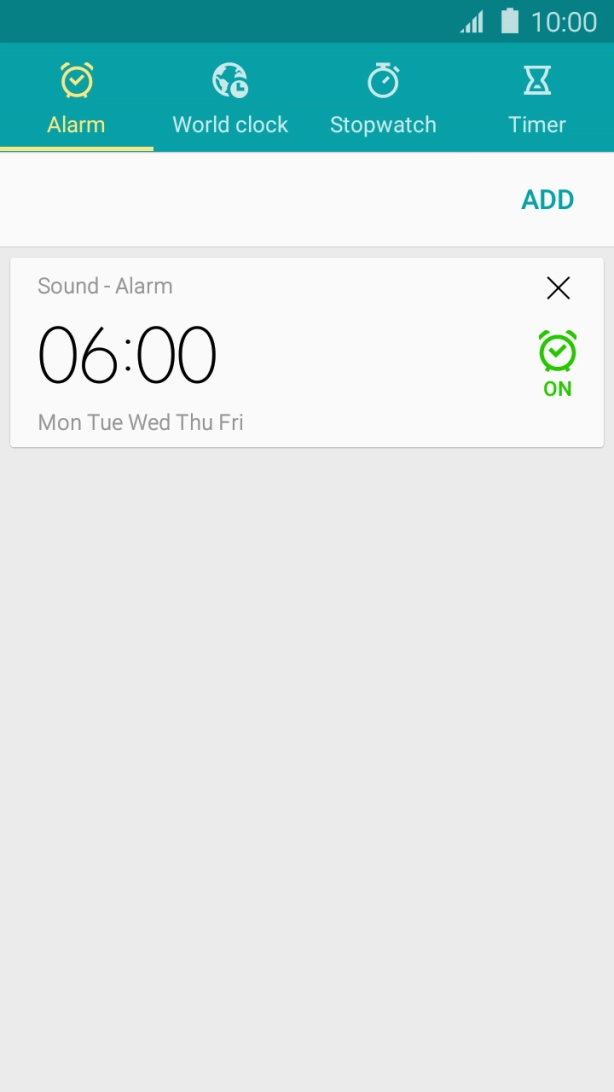Press the Home key to return to the home screen.