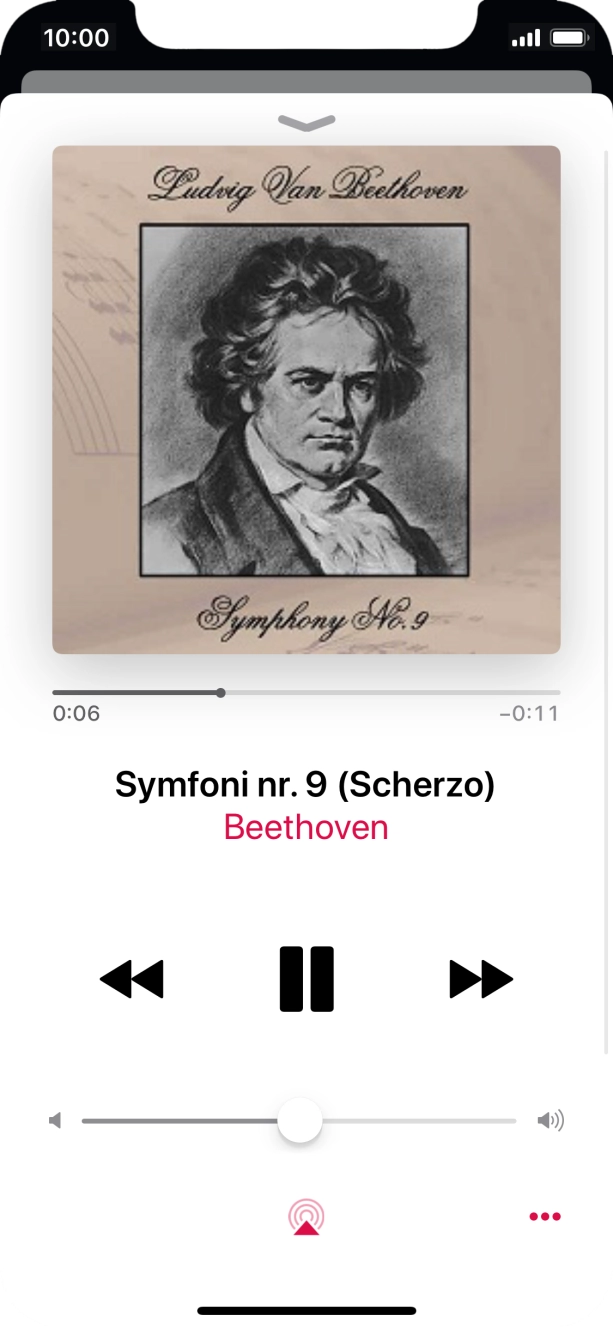Press arrow right to go to the next audio file.