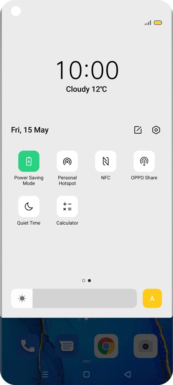 Press the Home key to return to the home screen.