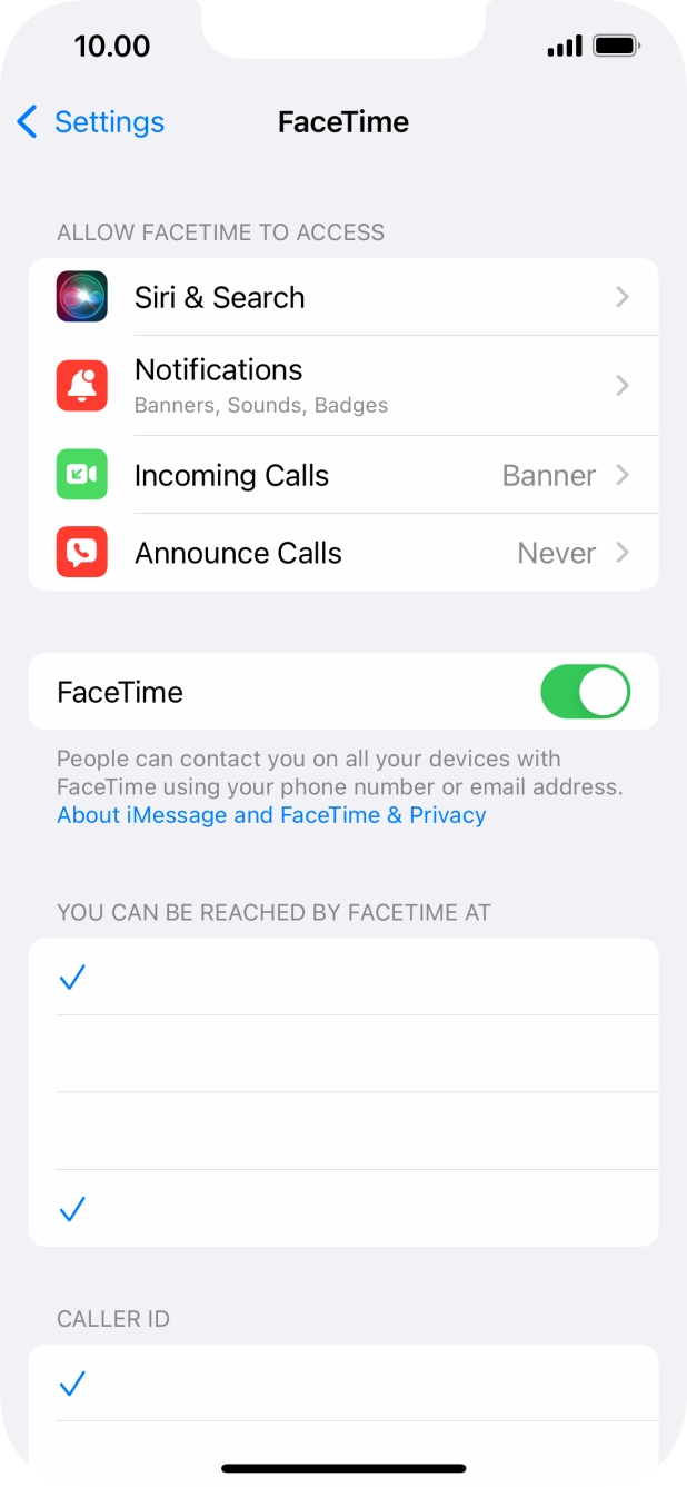 Press the indicator next to Press the indicator next to