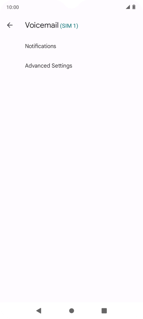 Press Advanced Settings.