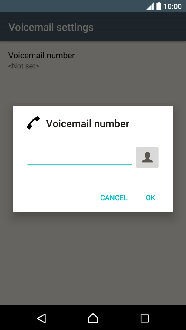 Key in +61101 and press OK.