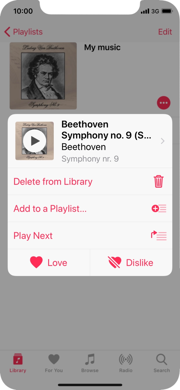 Press the required function and follow the instructions on the screen to use the selected function.