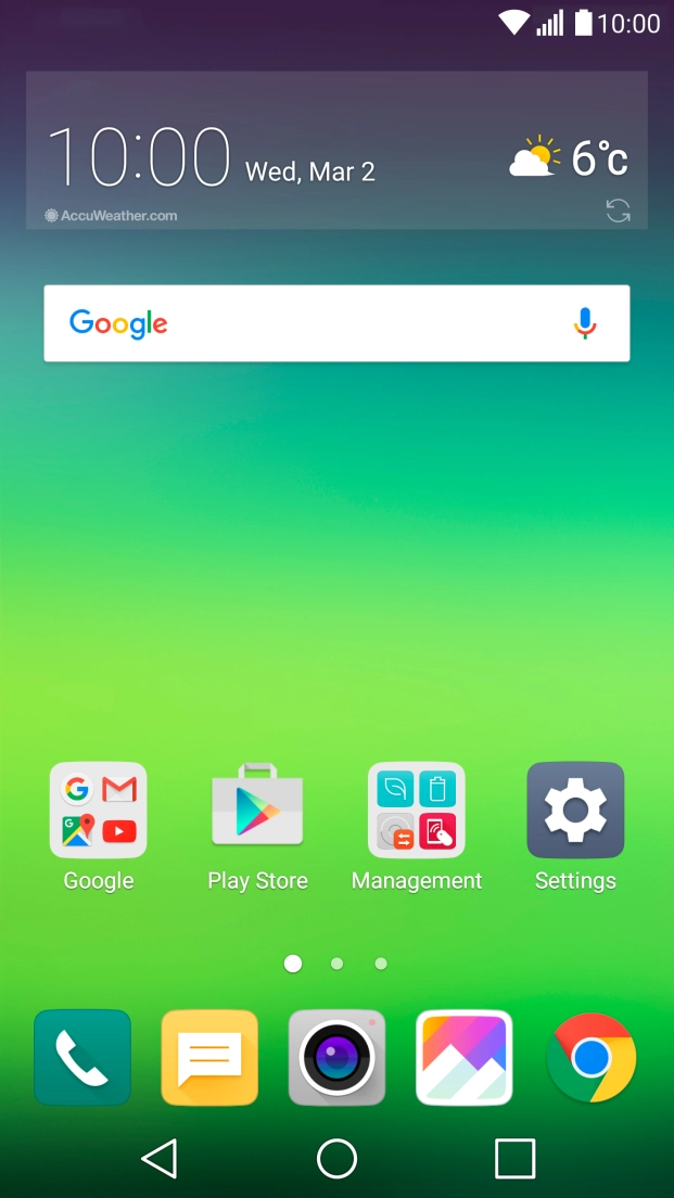 The Wi-Fi icon shows that your phone is connected to a Wi-Fi network.