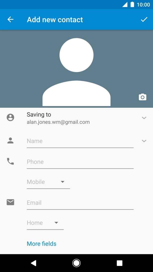 Press Name and key in the name.