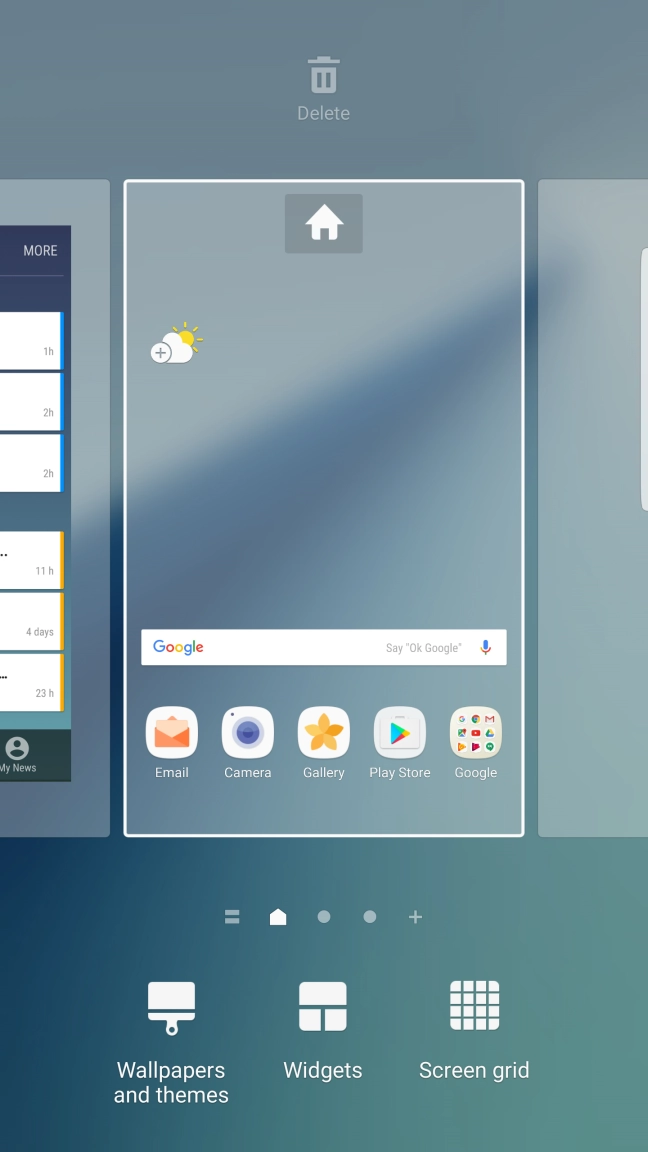 Press Wallpapers and themes.