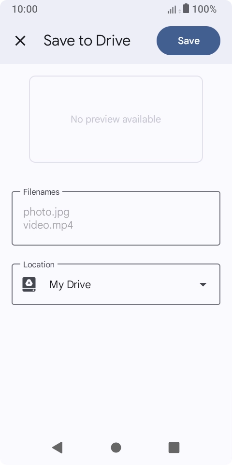 Press the field below 