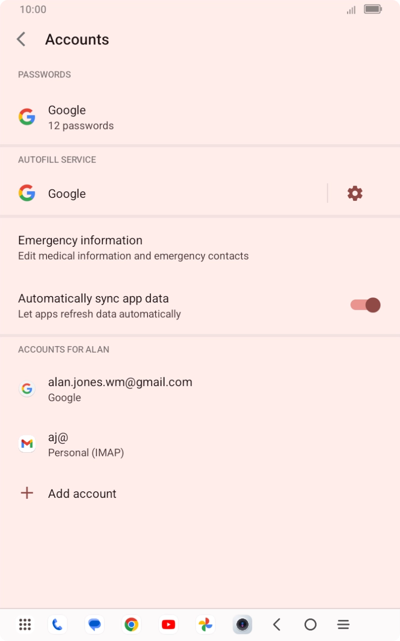 Press the Home key to return to the home screen.