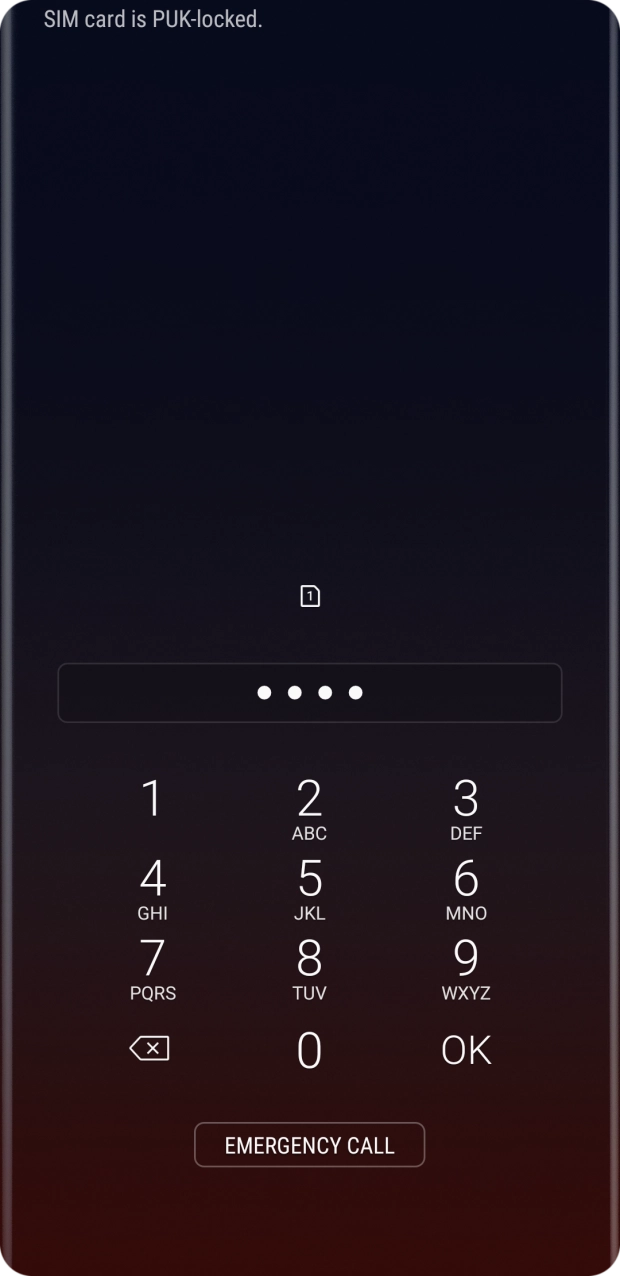 Key in the new PIN again and press OK.