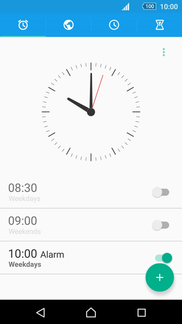 Press the Home key to return to the home screen.