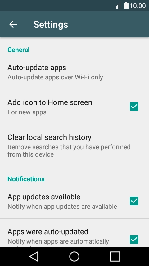 Press Auto-update apps.