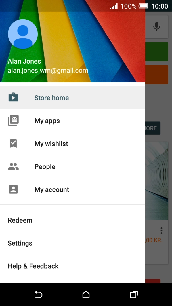 Press My apps & games.