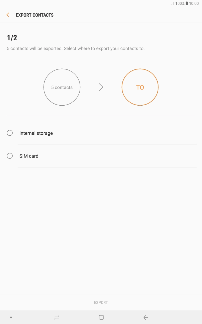 Press the name of your SIM.