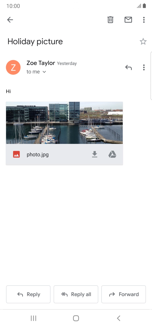 If an application is open on your phone, such as a Mail, you can also use the functions available here, e.g.: Reply to this email. If an application is open on your phone, such as a Mail, you can also use the functions available here, e.g.: Reply to this email.