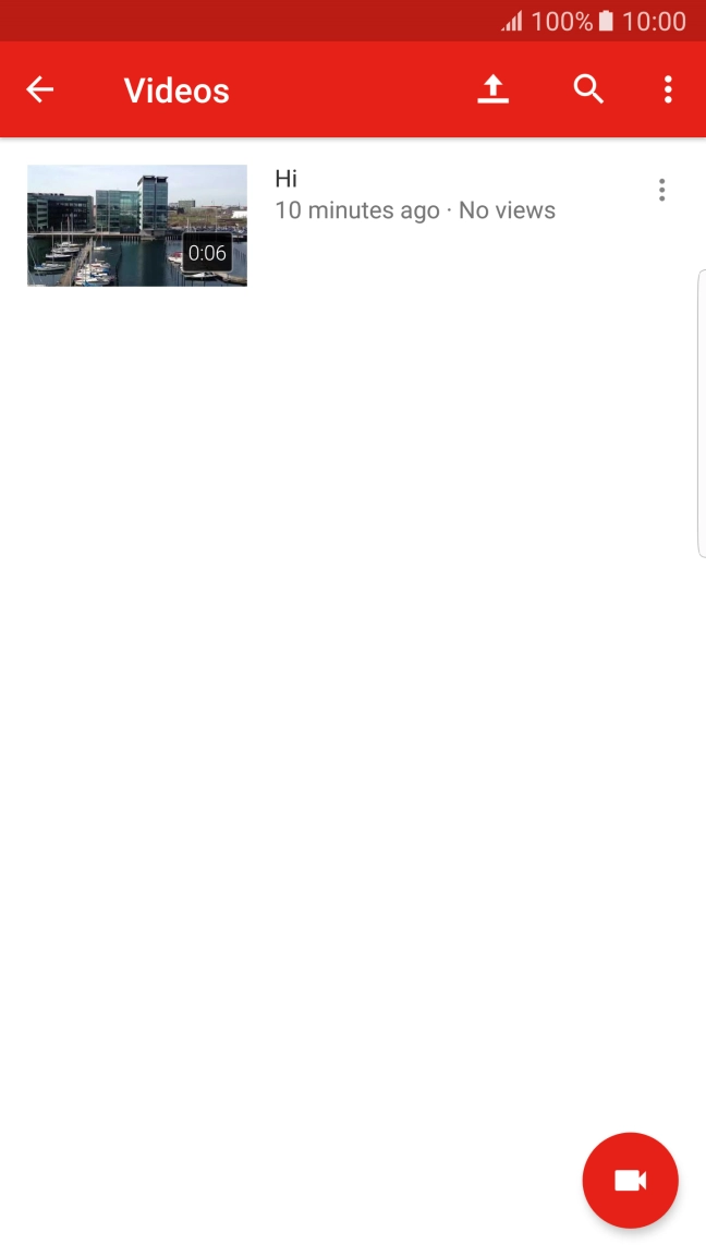 Press the search icon. Press the search icon.