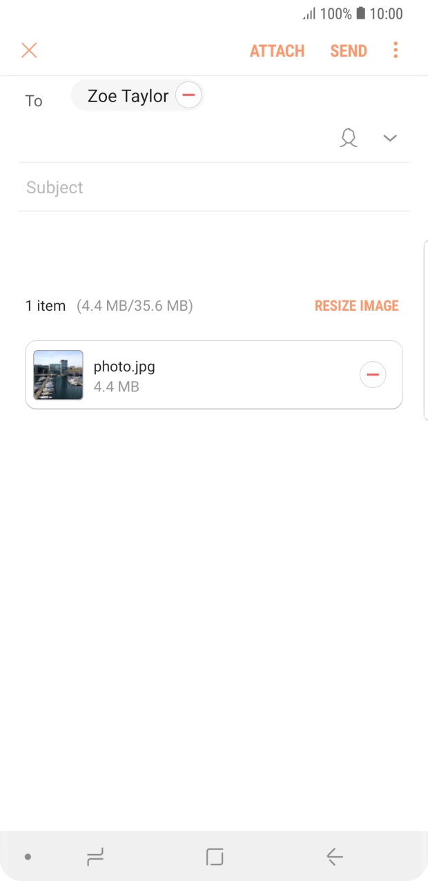 Press Subject and key in the required subject.