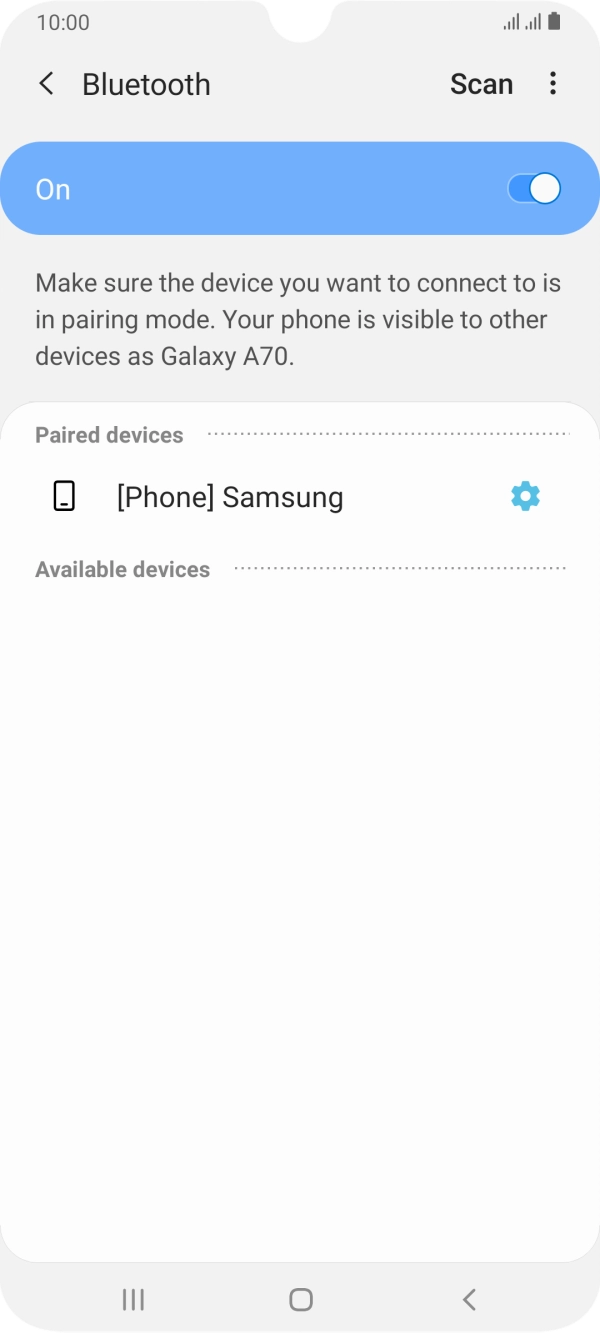 Press the Home key to return to the home screen.