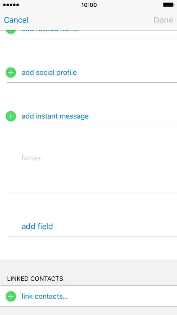 Press link contacts....