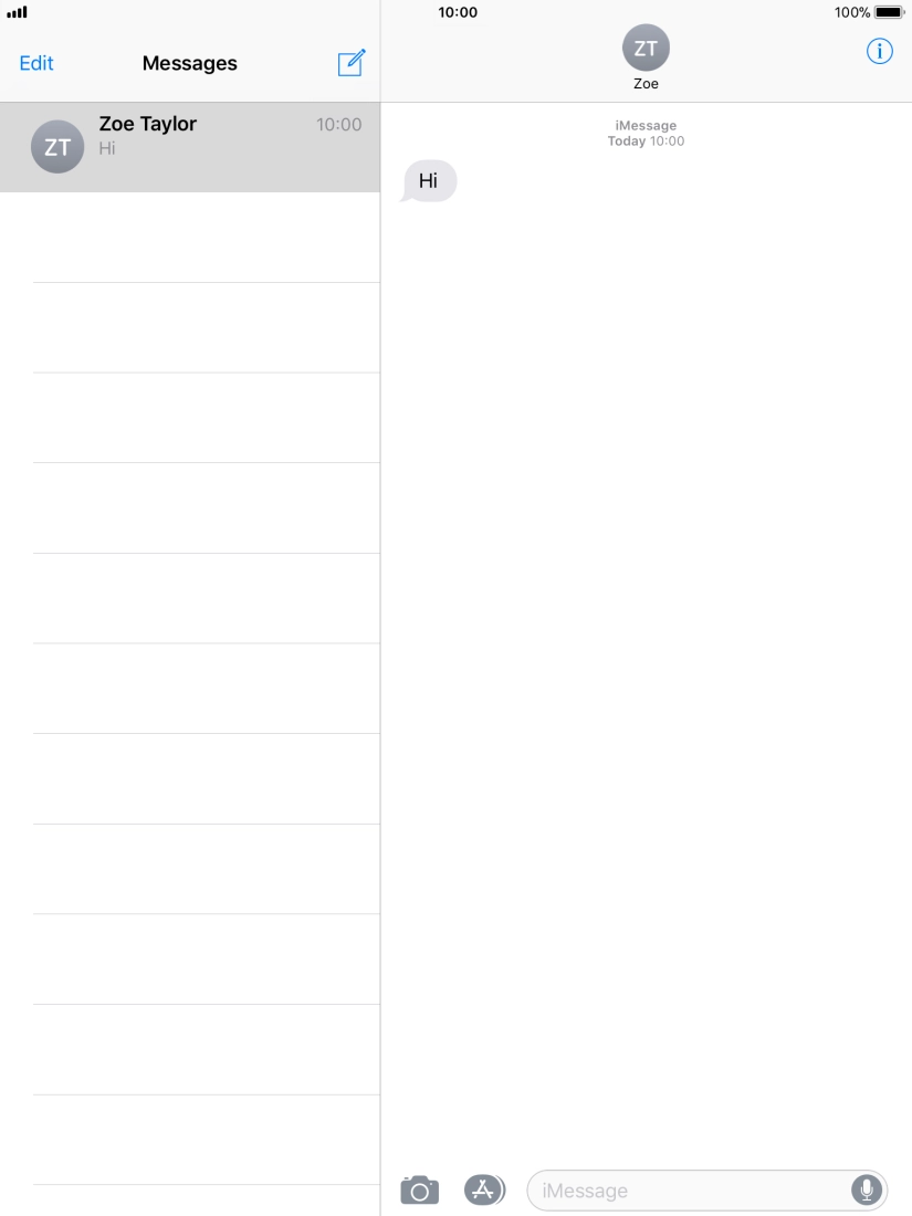 Press the Home key to return to the home screen.