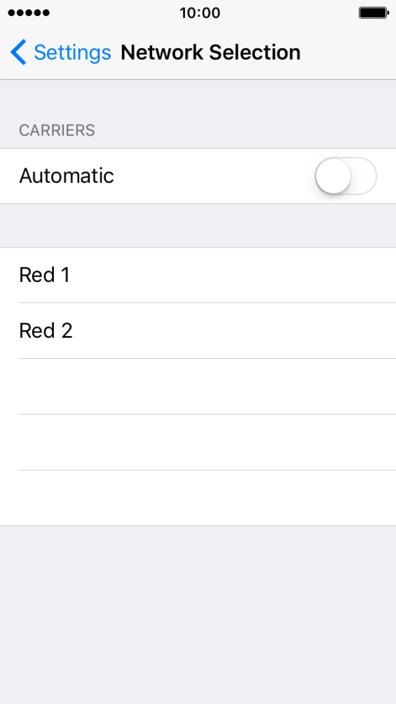 If you turn off the function, press the required network. If you turn off the function, press the required network.