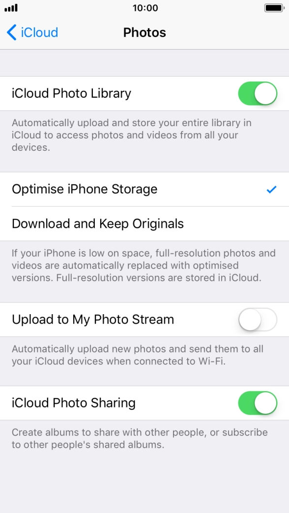 Press the indicator next to Press the indicator next to