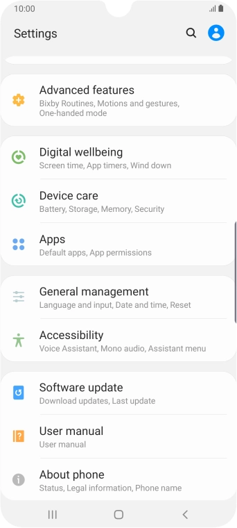Press Device care. Press Device care.