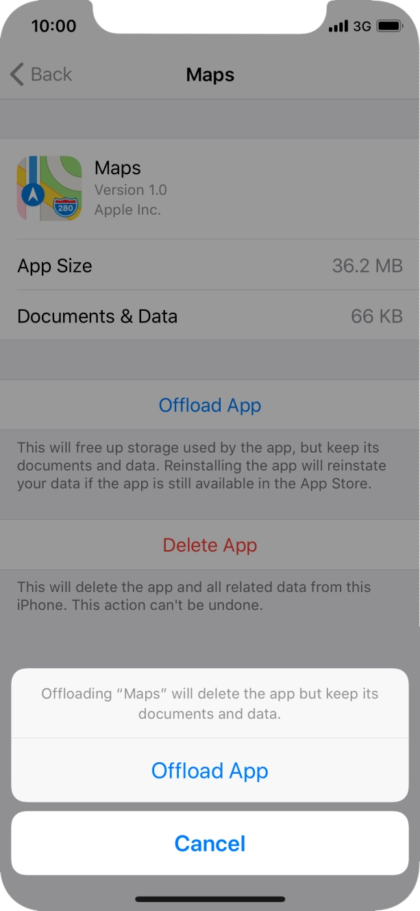 Press Offload App.