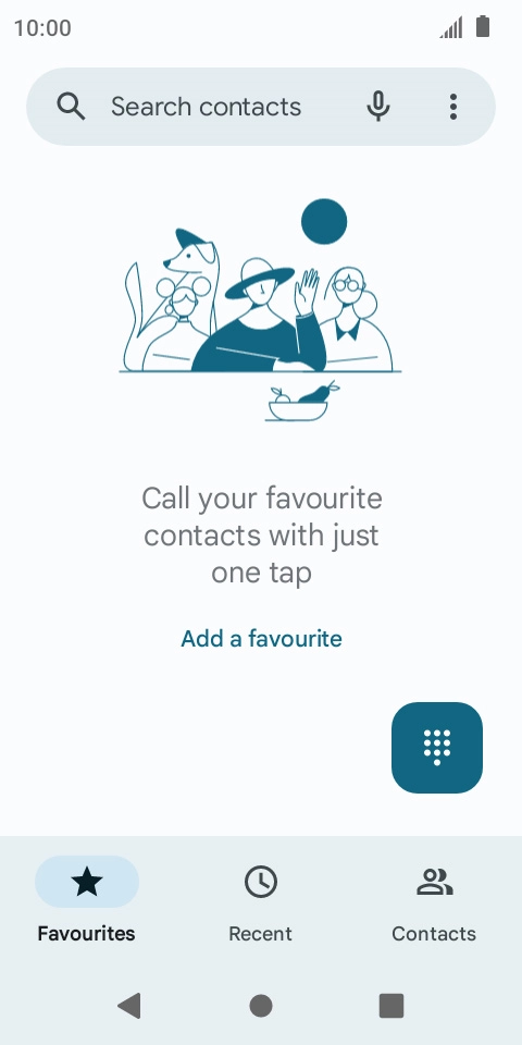 Press the menu icon.