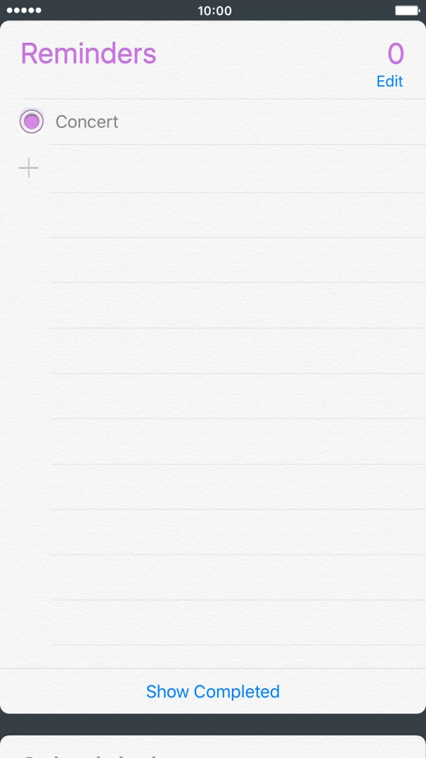 Press Show Completed.