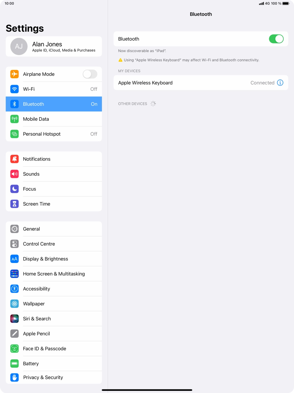Slide your finger upwards starting from the bottom of the screen to return to the home screen.