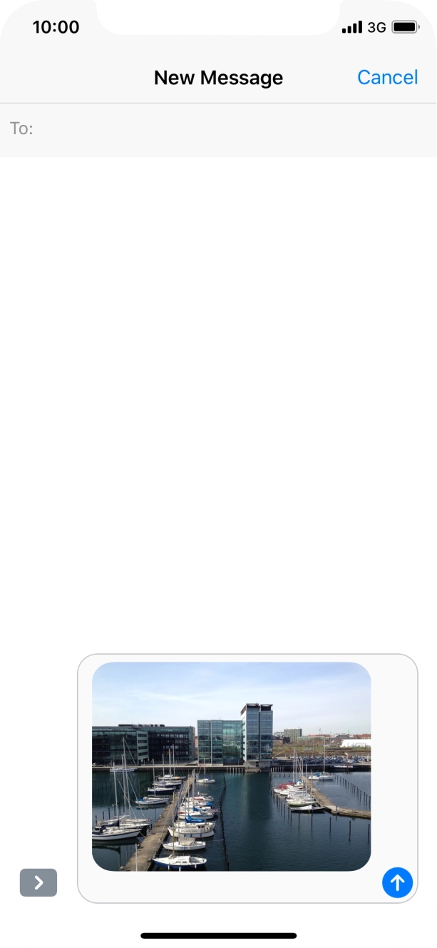 Press To and key in the first letters of the recipient's name.