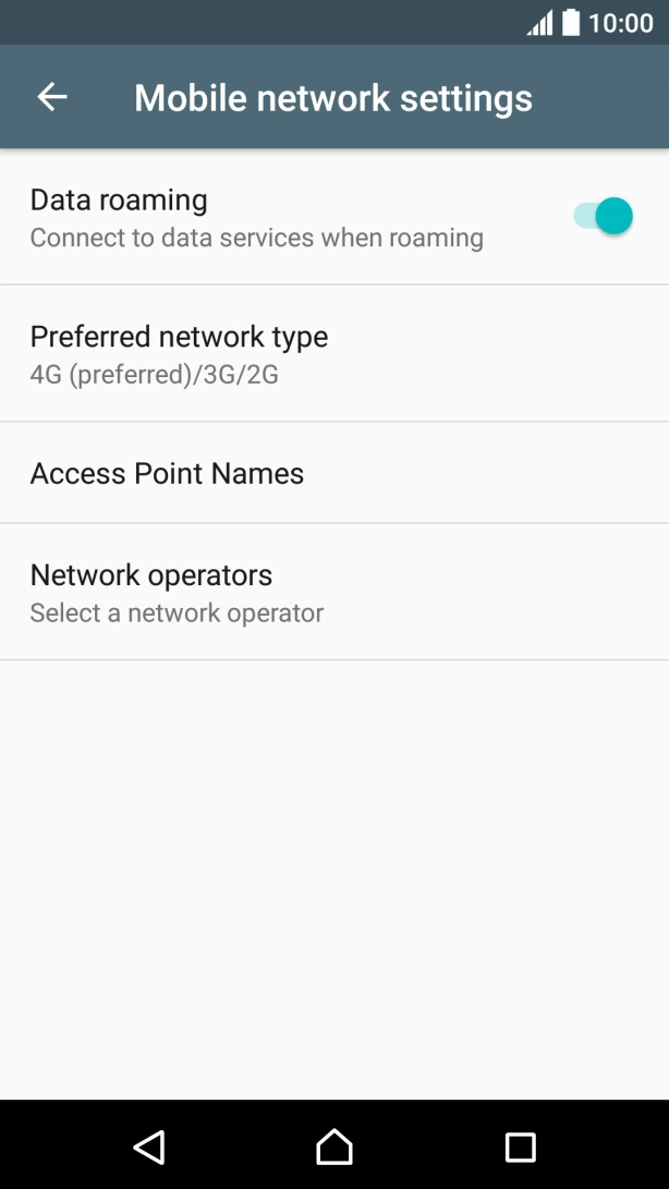 Press the Home key to return to the home screen.