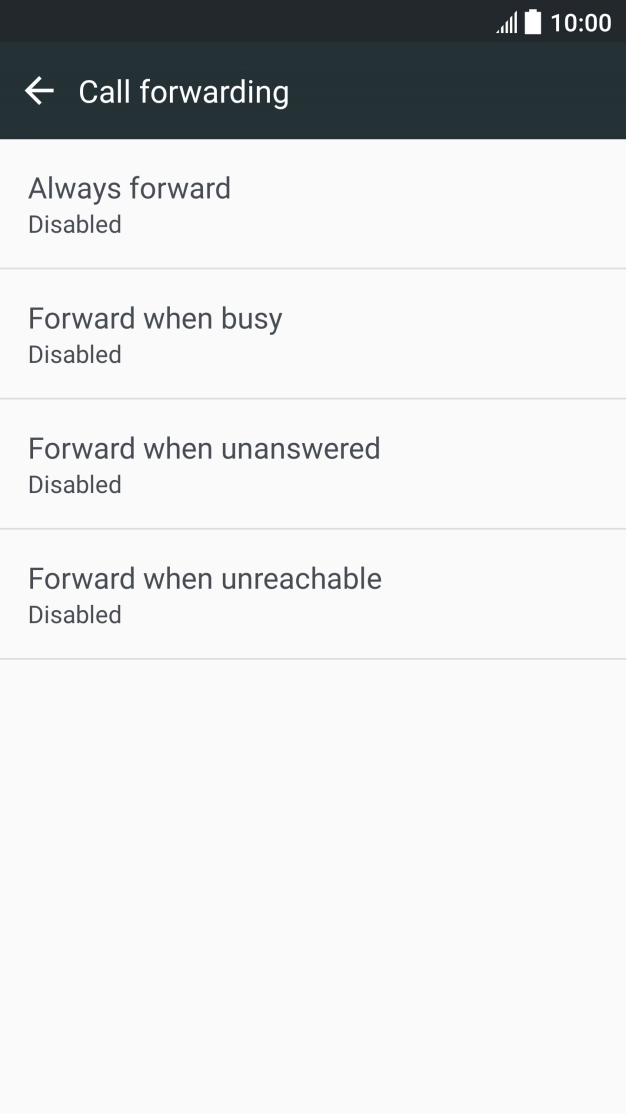 Press the Home key to return to the home screen.