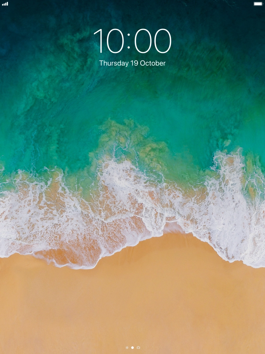 Press the Home key twice.