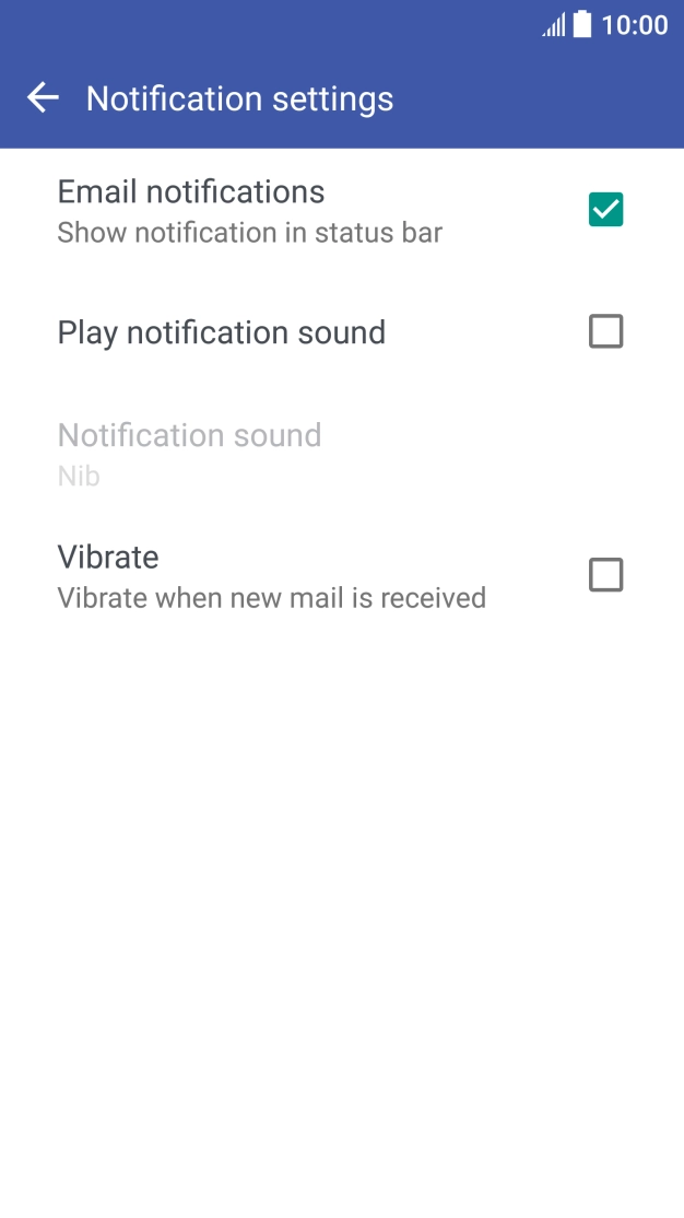 Press the field next to 