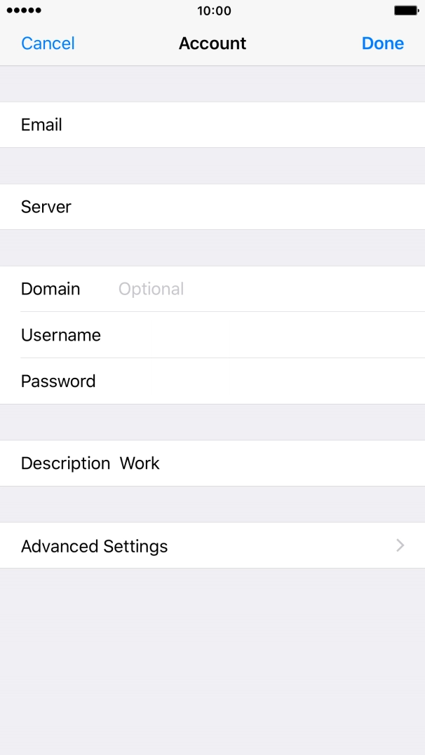 Press Advanced Settings.
