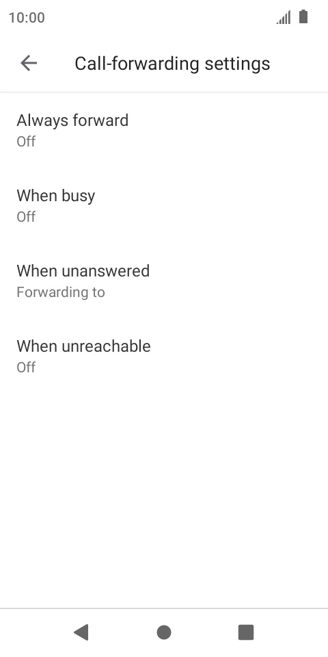 Press the Home key to return to the home screen.