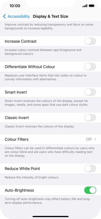 Press the indicator next to Press the indicator next to