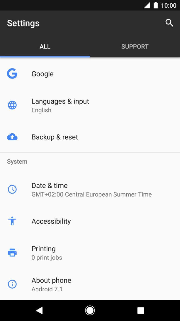 Press Backup & reset. Press Backup & reset.