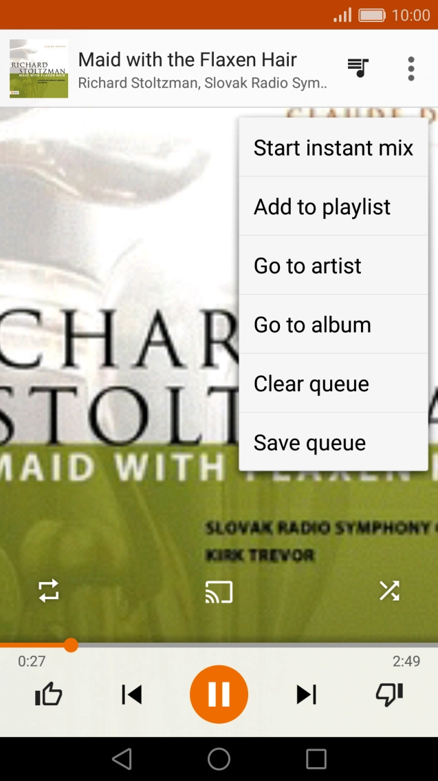 Press Add to playlist.