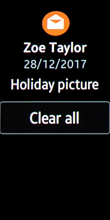 Press the required email to read it.