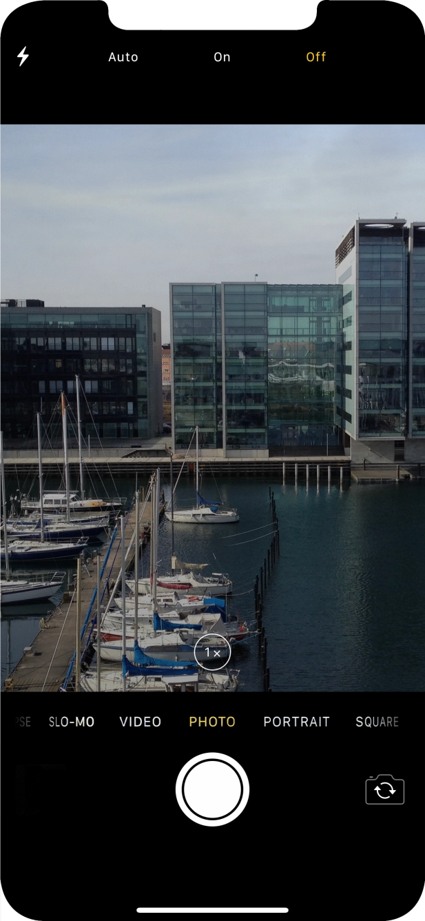 Press the required setting.