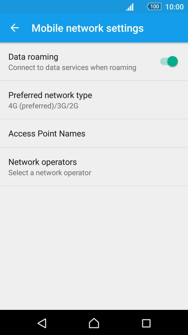 Press the Home key to return to the home screen.