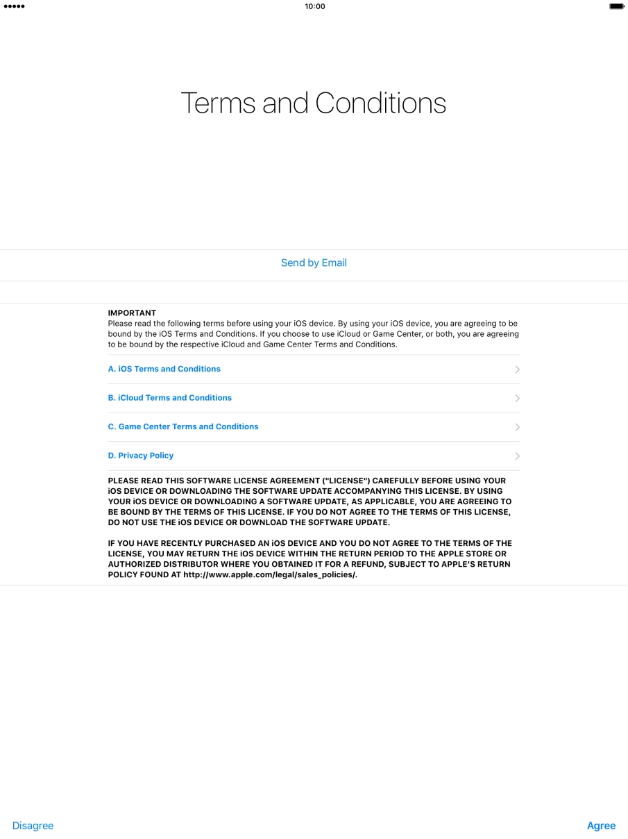 Press Agree. Press Agree.