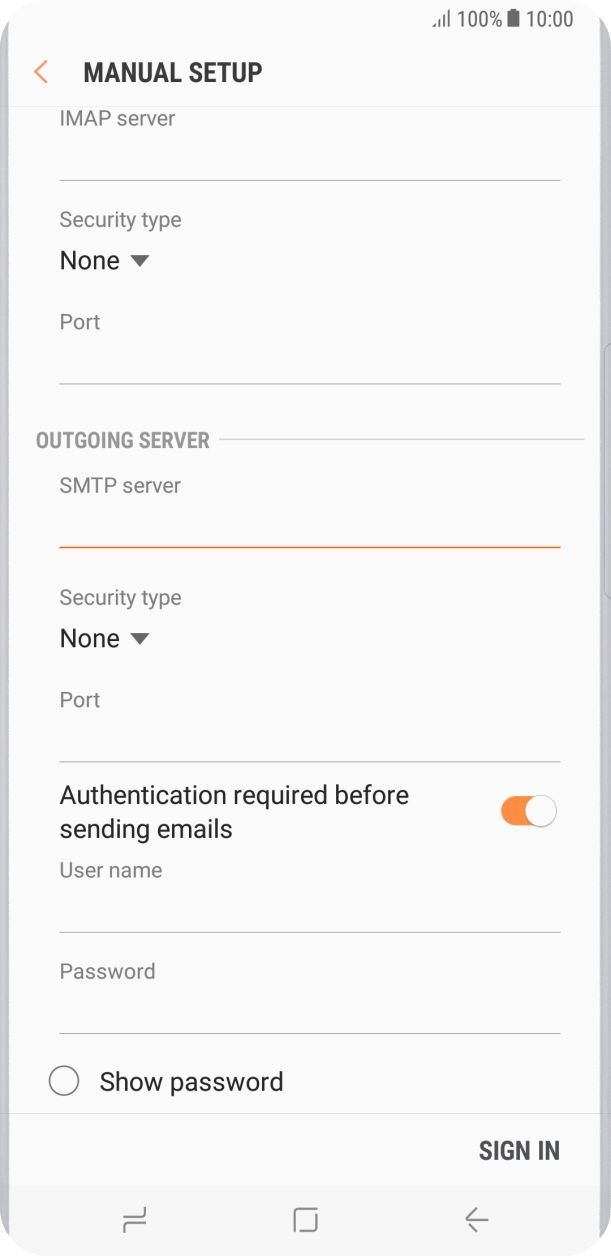 Press the drop down list below 