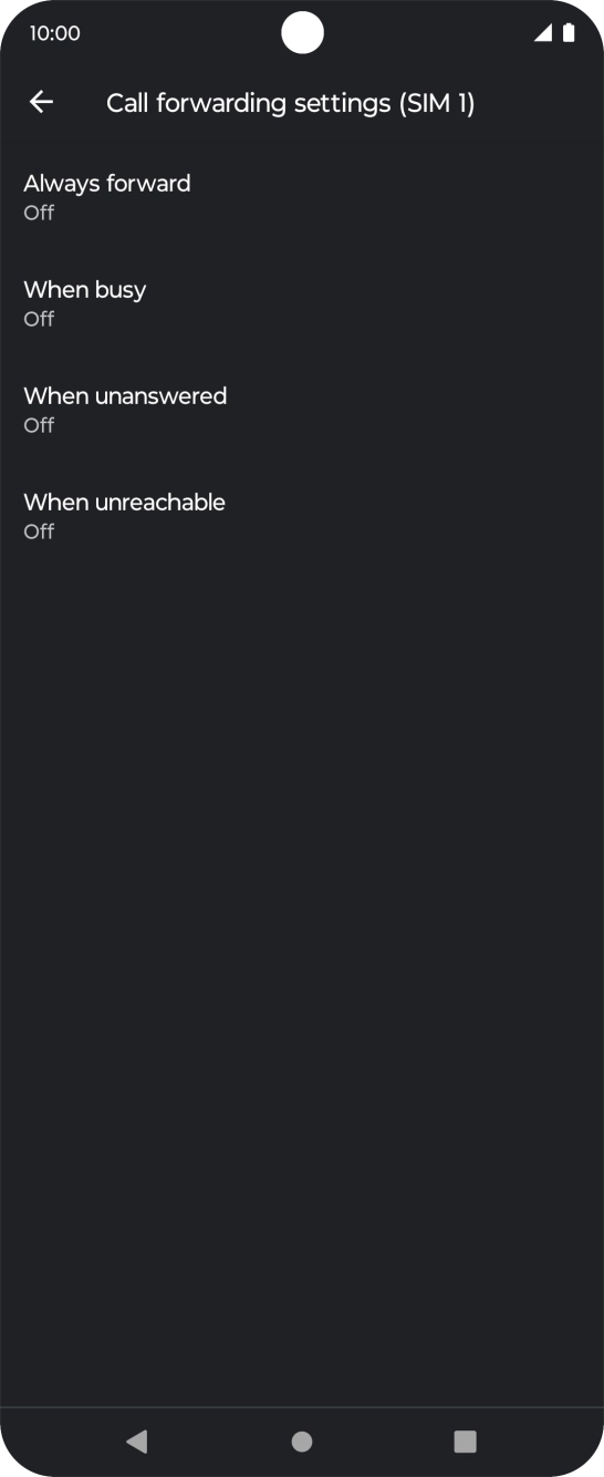 Press the Home key to return to the home screen.