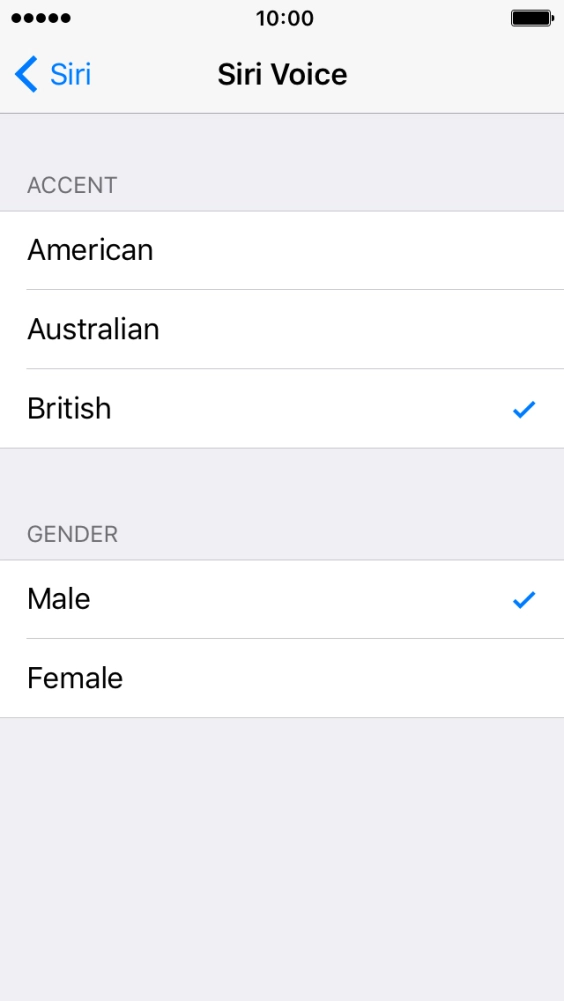 Press the required accent. Press the required accent.